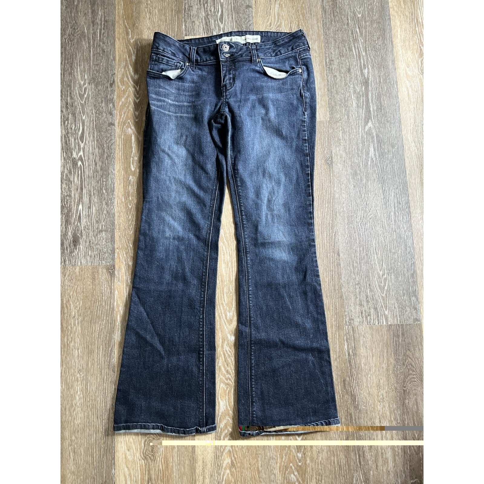 Charolette Russe Size 8r Low Rise Flare Jeans